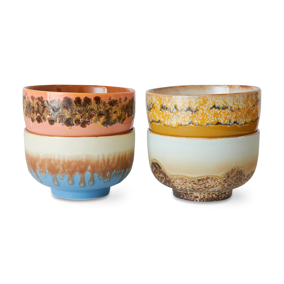 רביעיית קעריות נודלס 70S CERAMICS SEABREEZE